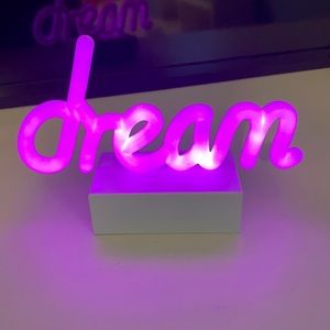 “Dream” Light Up sign